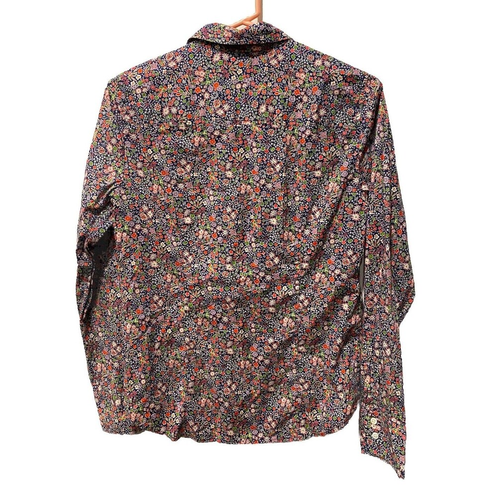 J.CREW Size 4 Perfect shirt in Liberty Art Fabrics Kayoko floral Style G0534 - Picture 4 of 6